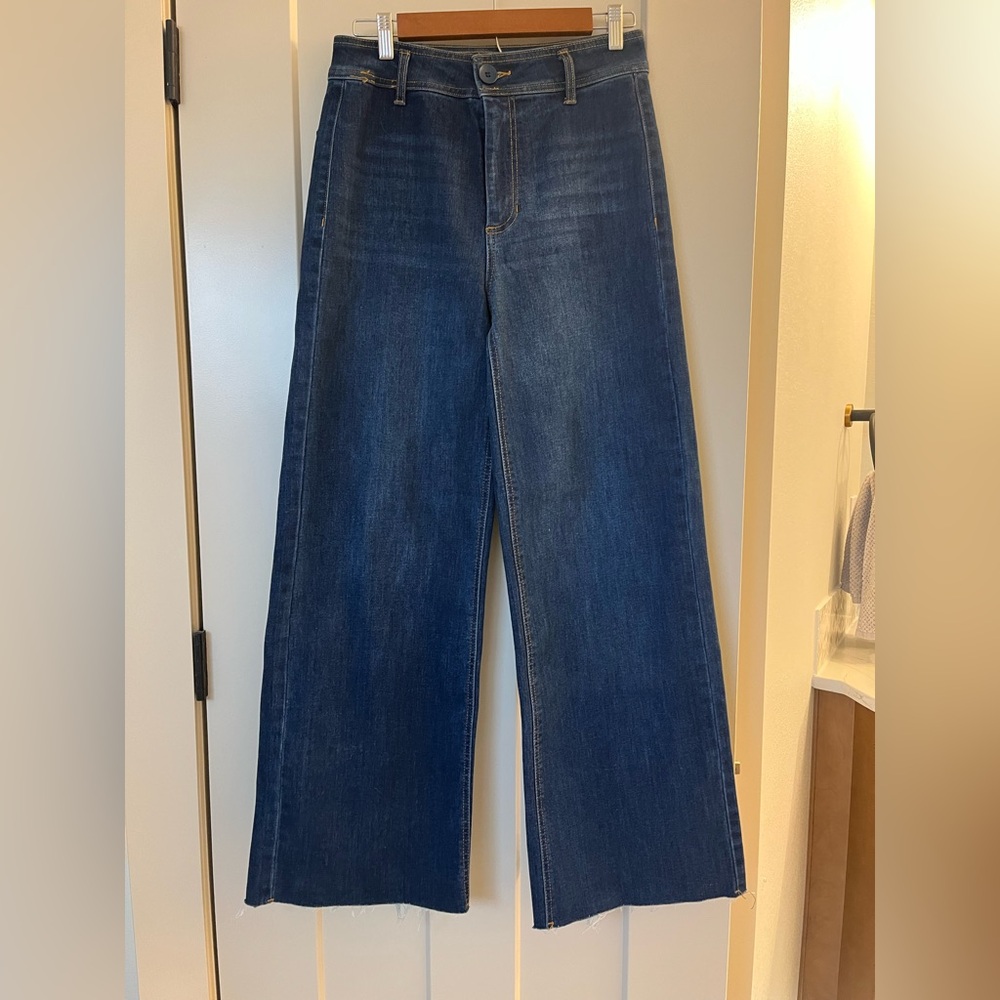 Oat New York Indigo Denim wide leg size 6
